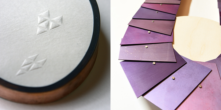 Left: Amanda Rybicki, “Untitled”, 2026 Right: Michael Rybicki, “Continuous Scroll: L-54″, 2026